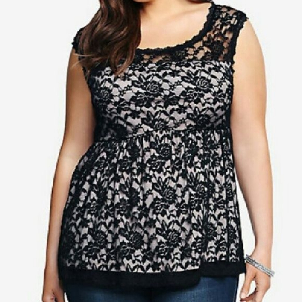 Torrid lace babydoll size 1 NWT